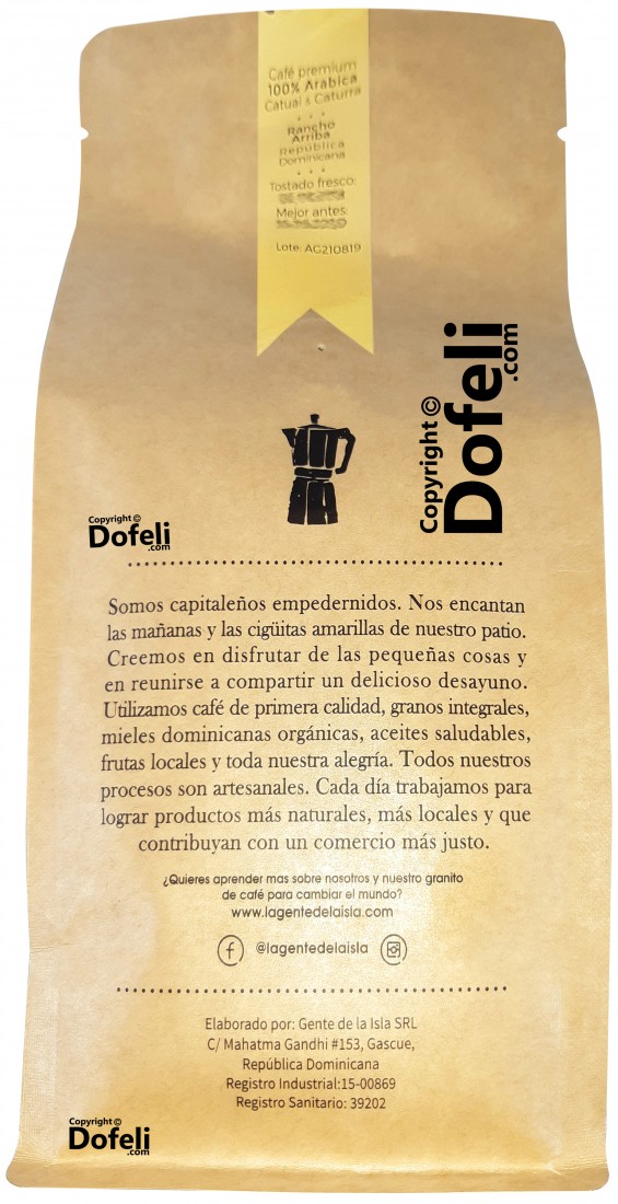 Three Gente de la Isla Dominican Republic USDA Organic whole bean coffees in one combo: soft, intense and strong blends for versatile daily brews.